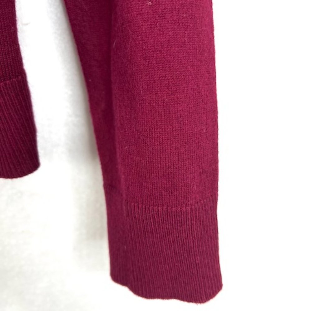 Karen Scott Maroon Cardigan Sweater - Picture 5 of 7